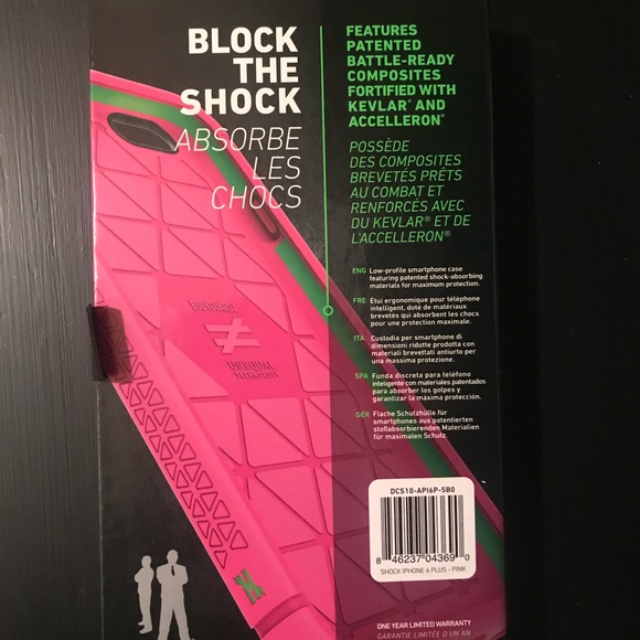 Bodyguards iPhone 6 6S Plus cellphone case pink - Picture 3 of 6